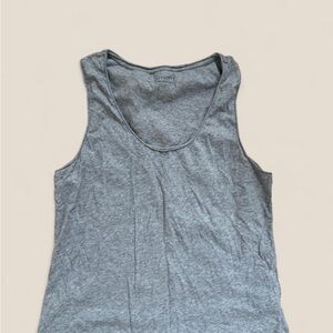 All Saints Heather Gray Scoop-Neck Tank